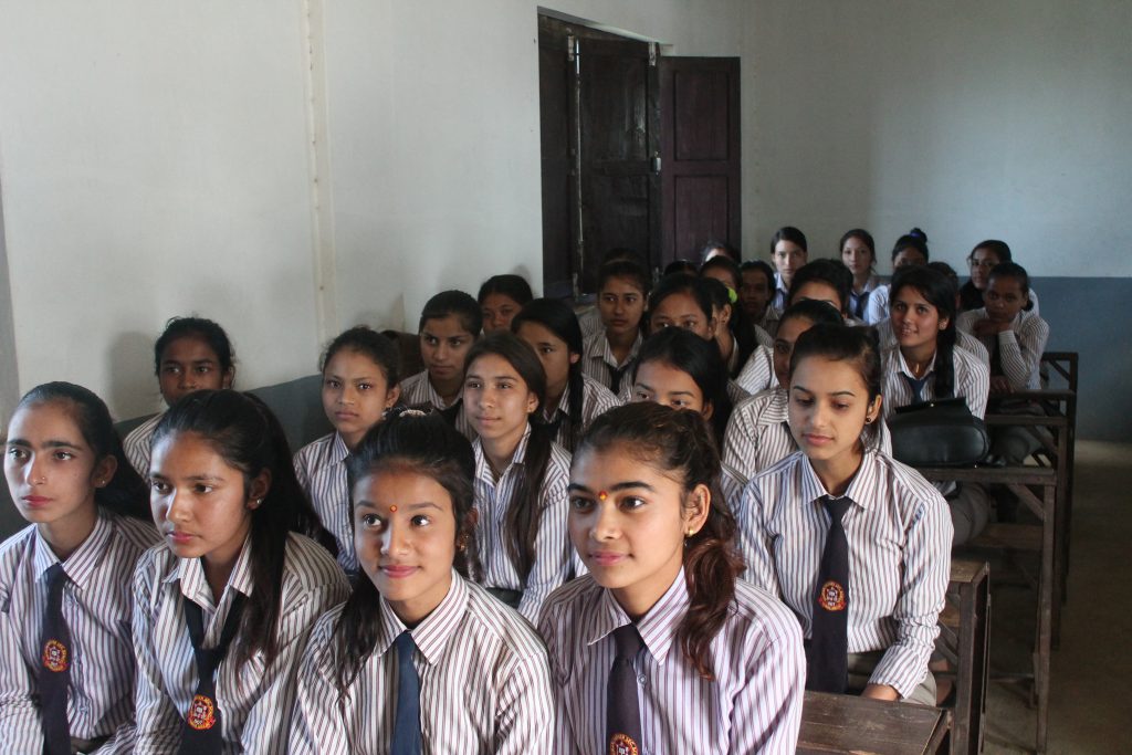 Young girls having low attendance rate at school due to unusable sanitation facilities.